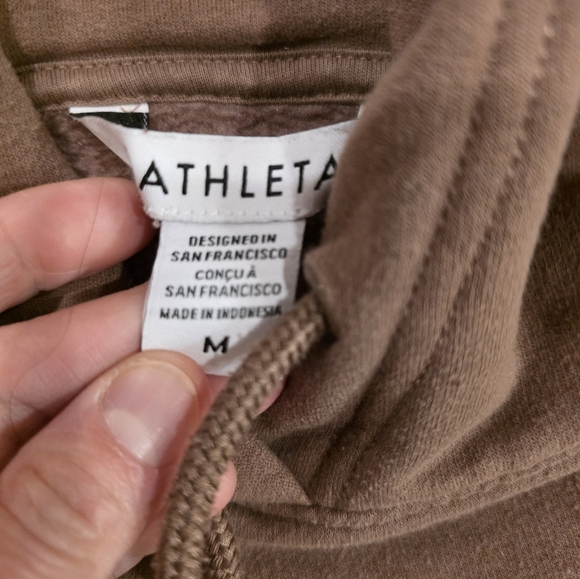 Athleta Kangaroo Pocket Hooded Sweatshirt - Picture 2 of 2